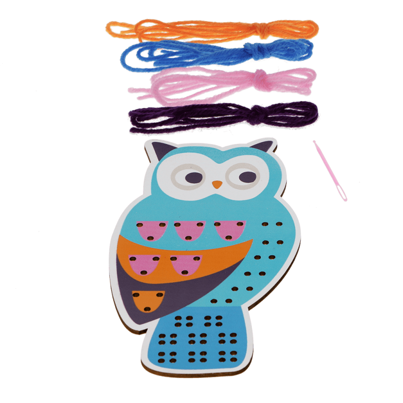 OWL | LEARN TO SEW WOODEN HAND-STITCH SET