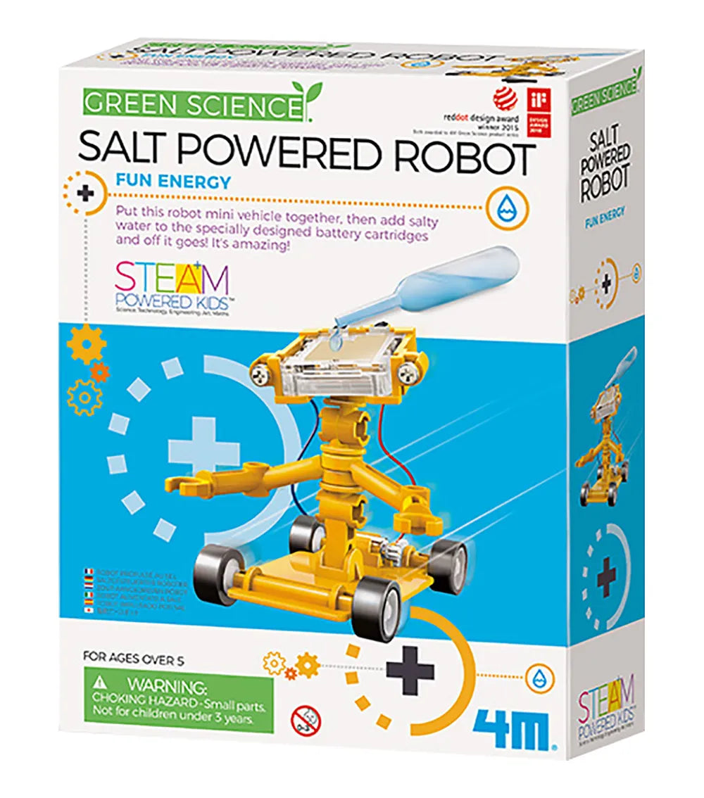 4M KIDS LABS | GREEN SCI-SALT WATER ROBOT