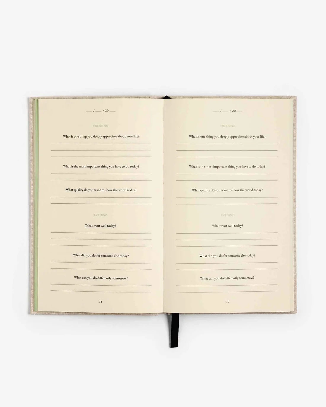 THE THREE QUESTION JOURNAL | GREEN