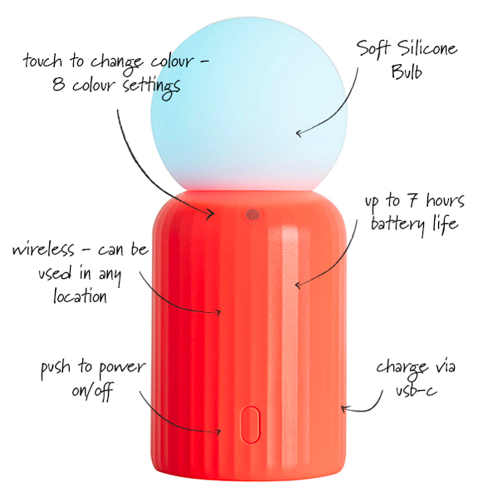MINI WIRELESS LAMP | CORAL