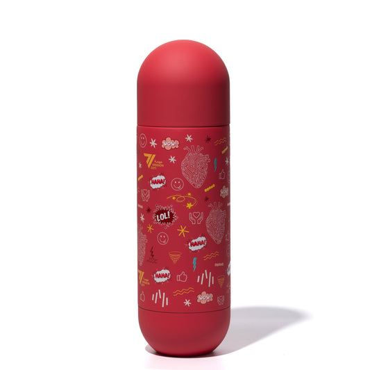 HEART BULLET BOTTLE | RED