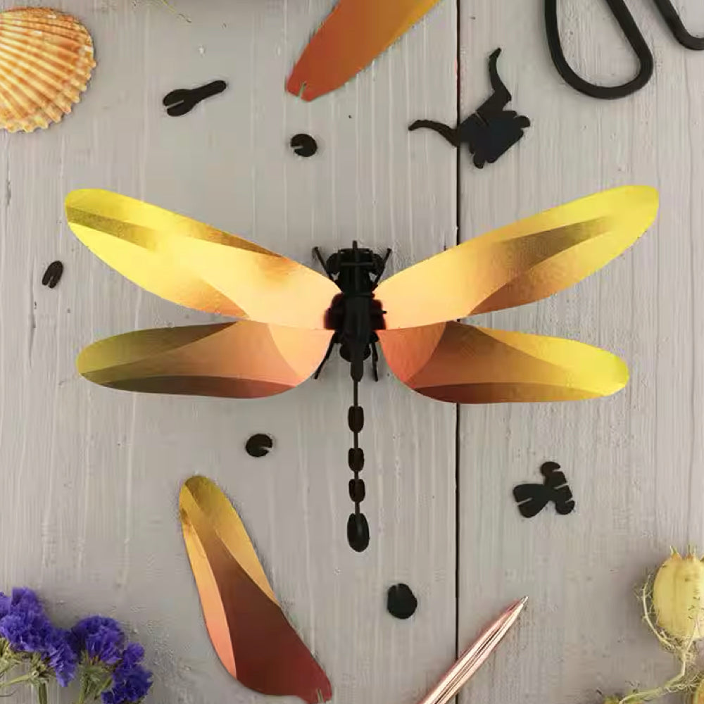 DRAGONFLY ANISOPTERA | GLOSSY SUNSET YELLOW