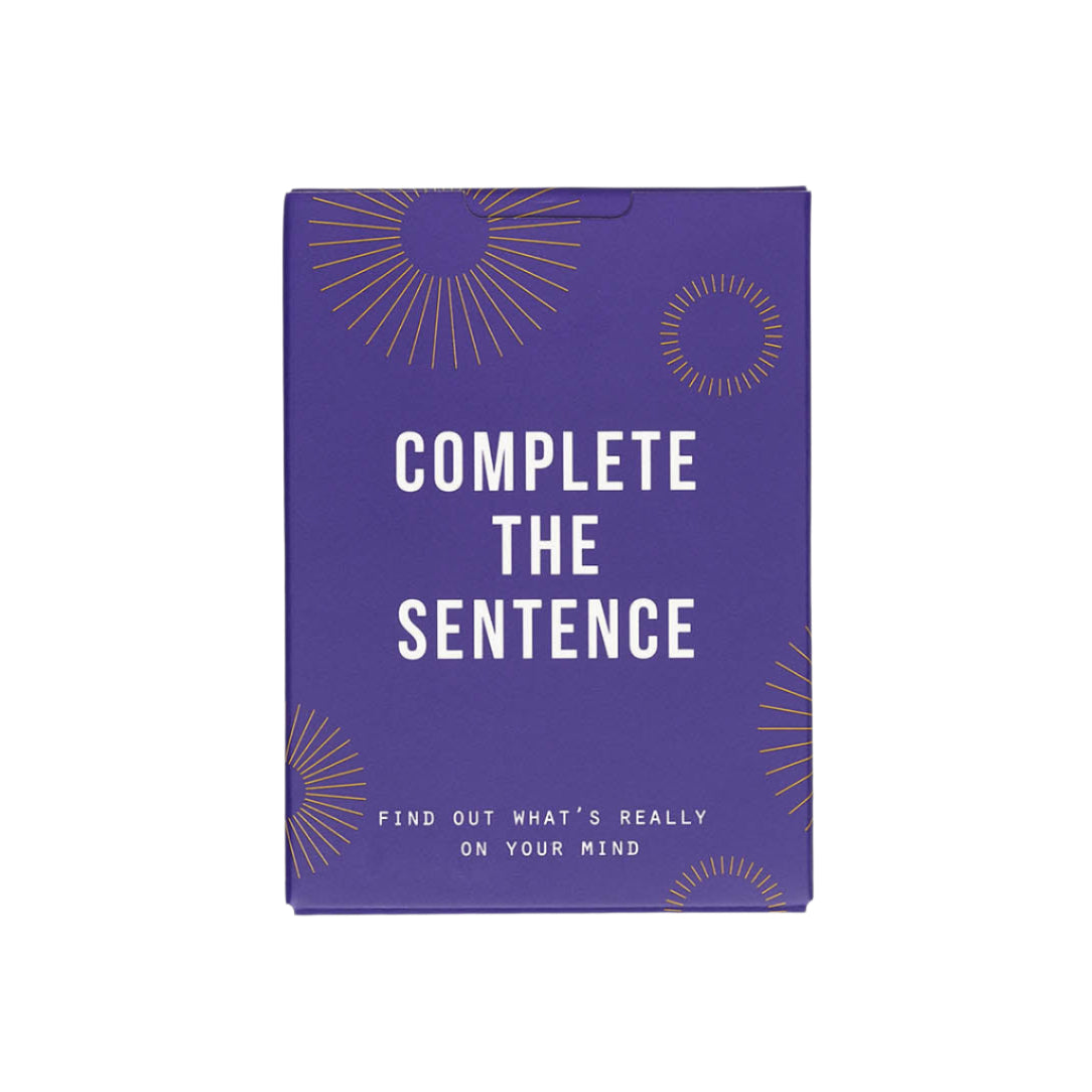 COMPLETE THE SENTENCE