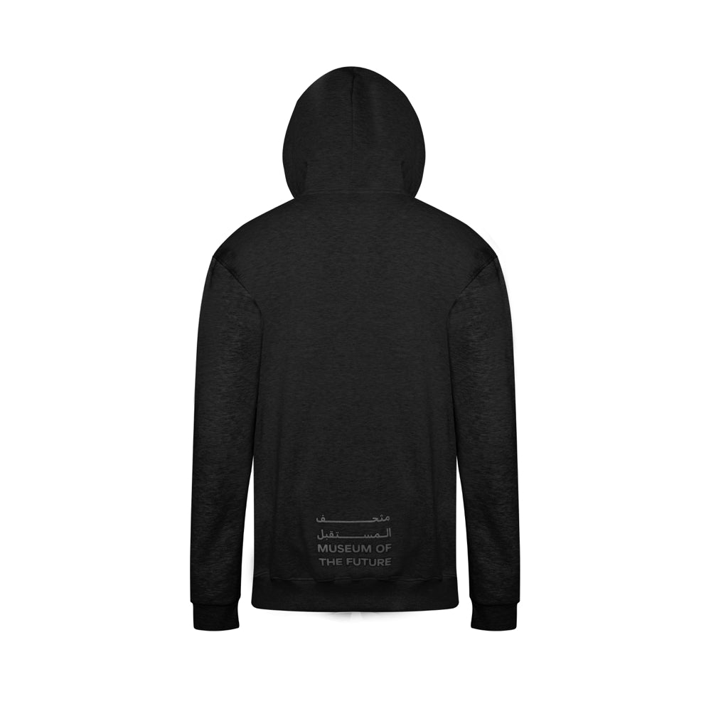 CALLIGRAPHY HOODIE BLACK XXL