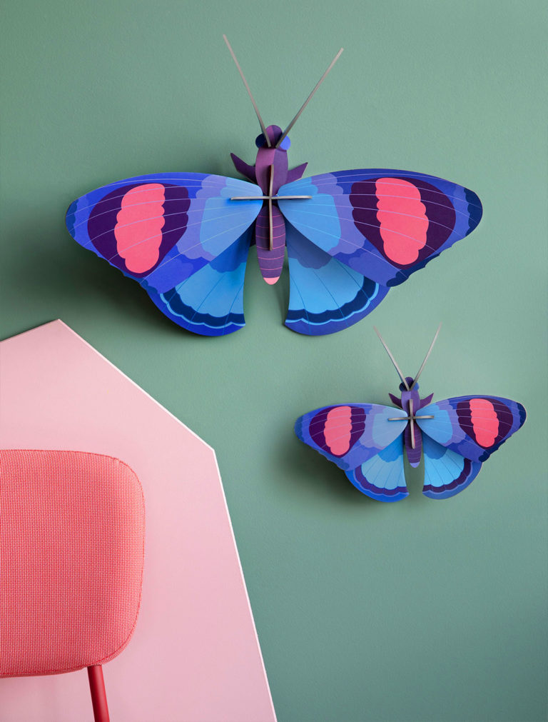 WALL ART | DELUXE PEACOCK BUTTERFLIES