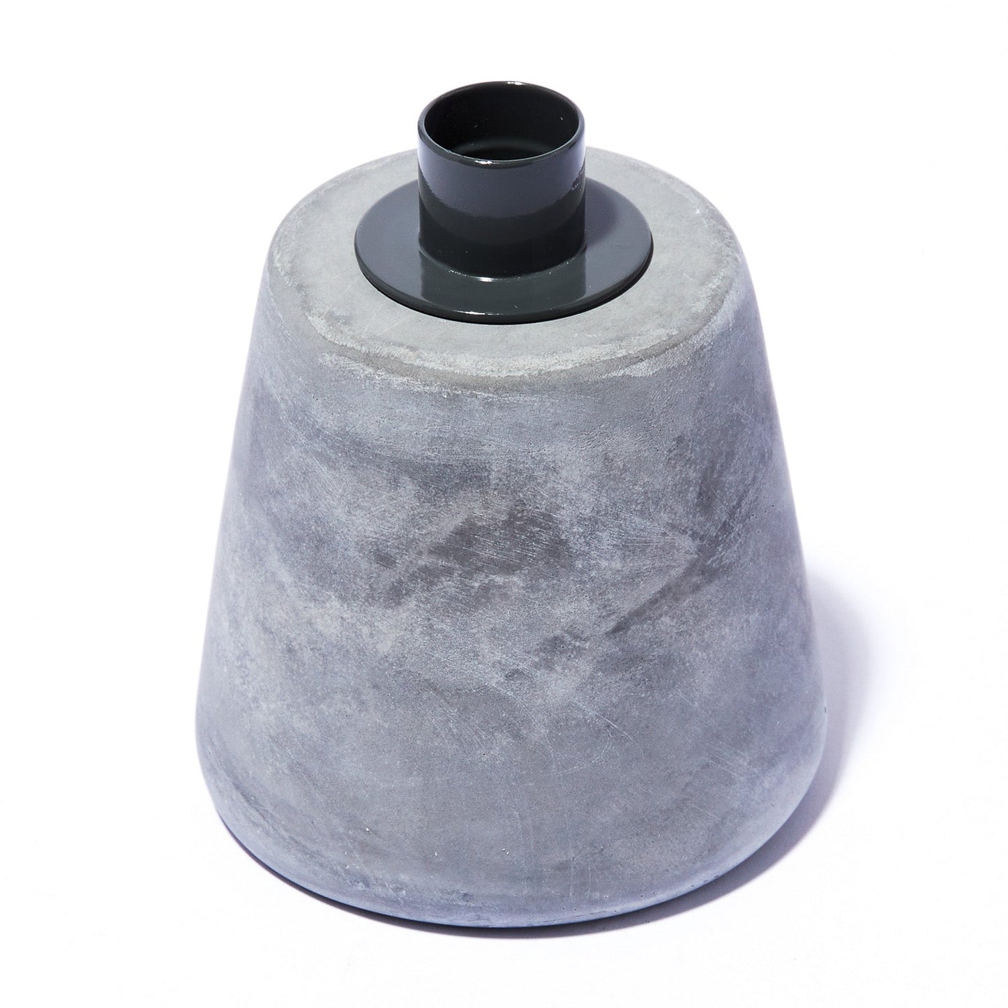 CONE CANDLEHOLDER TALL | GREY