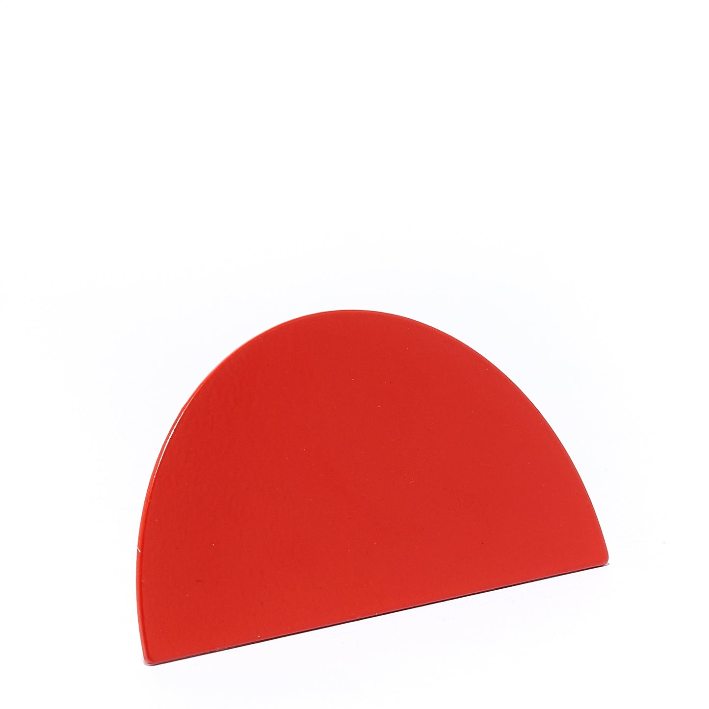 GEOMETRIC PHOTO CLIP SEMI-CIRCLE | RED