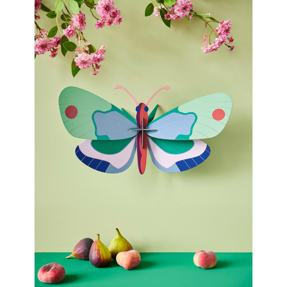 WALL ART | MINT FOREST BUTTERFLY