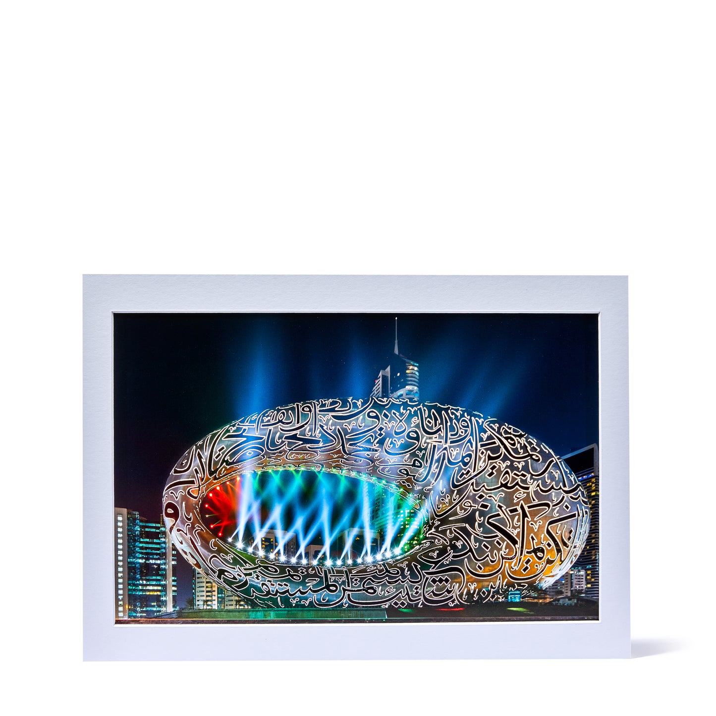 MOTF BUILDING UAE COLOURS A3 PRINT WITH MOUNT