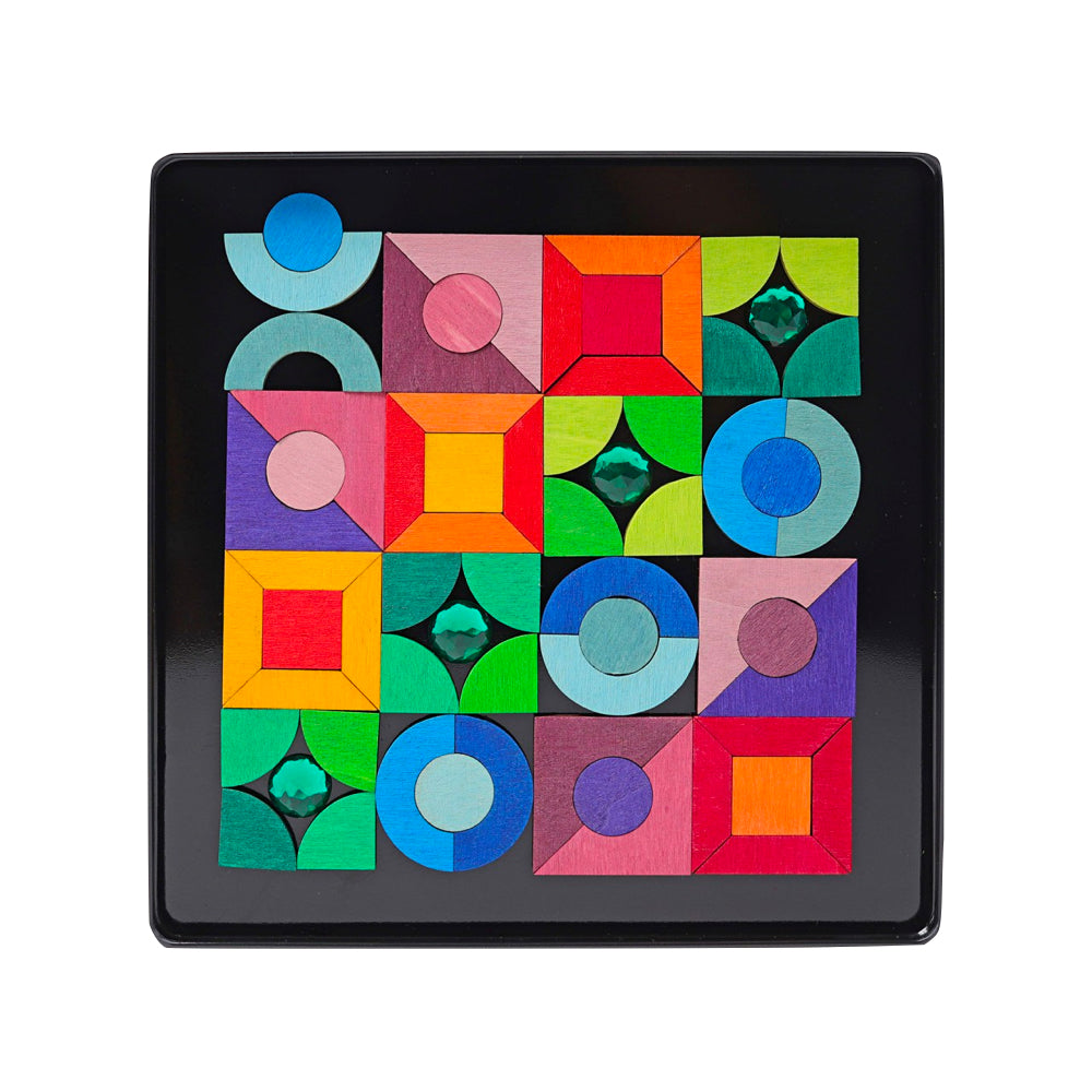 TRIANGLE, SQUARE, CIRCLE WITH SPARKLE