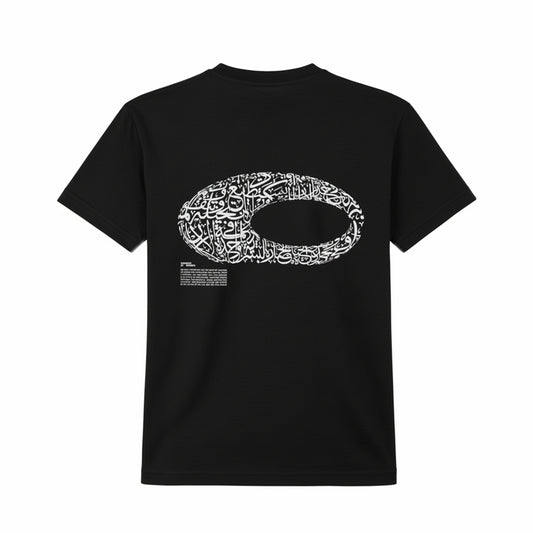 PANGAIA X MOTF BUILDING TSHIRT | BLACK