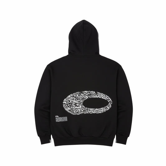 PANGAIA X MOTF BUILDING HOODIE | BLACK