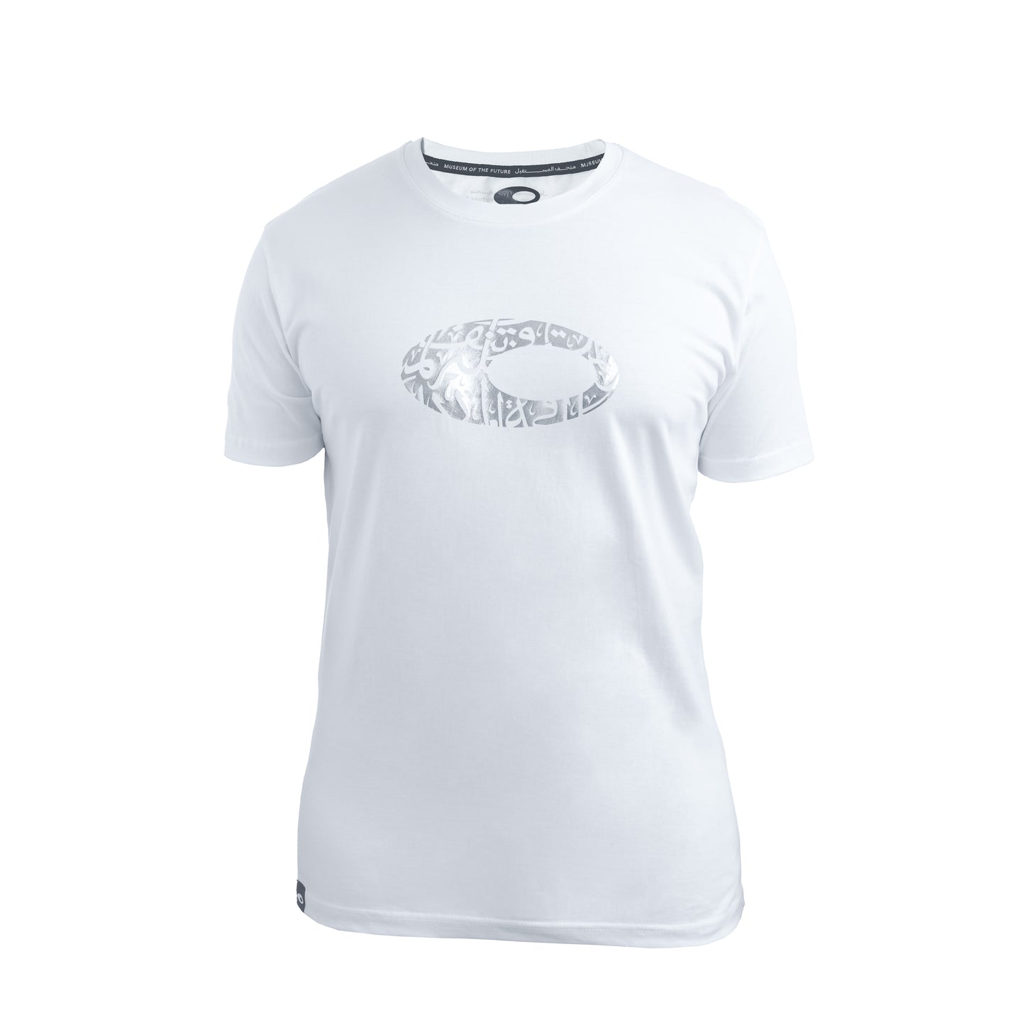 SILVER LOGO T-SHIRT | WHITE XS