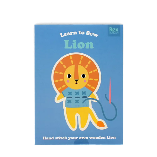 LION | LEARN TO SEW WOODEN HAND-STITCH SET