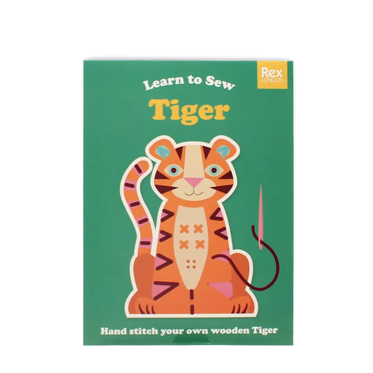 TIGER | EARN TO SEW WOODEN HAND-STITCH SET