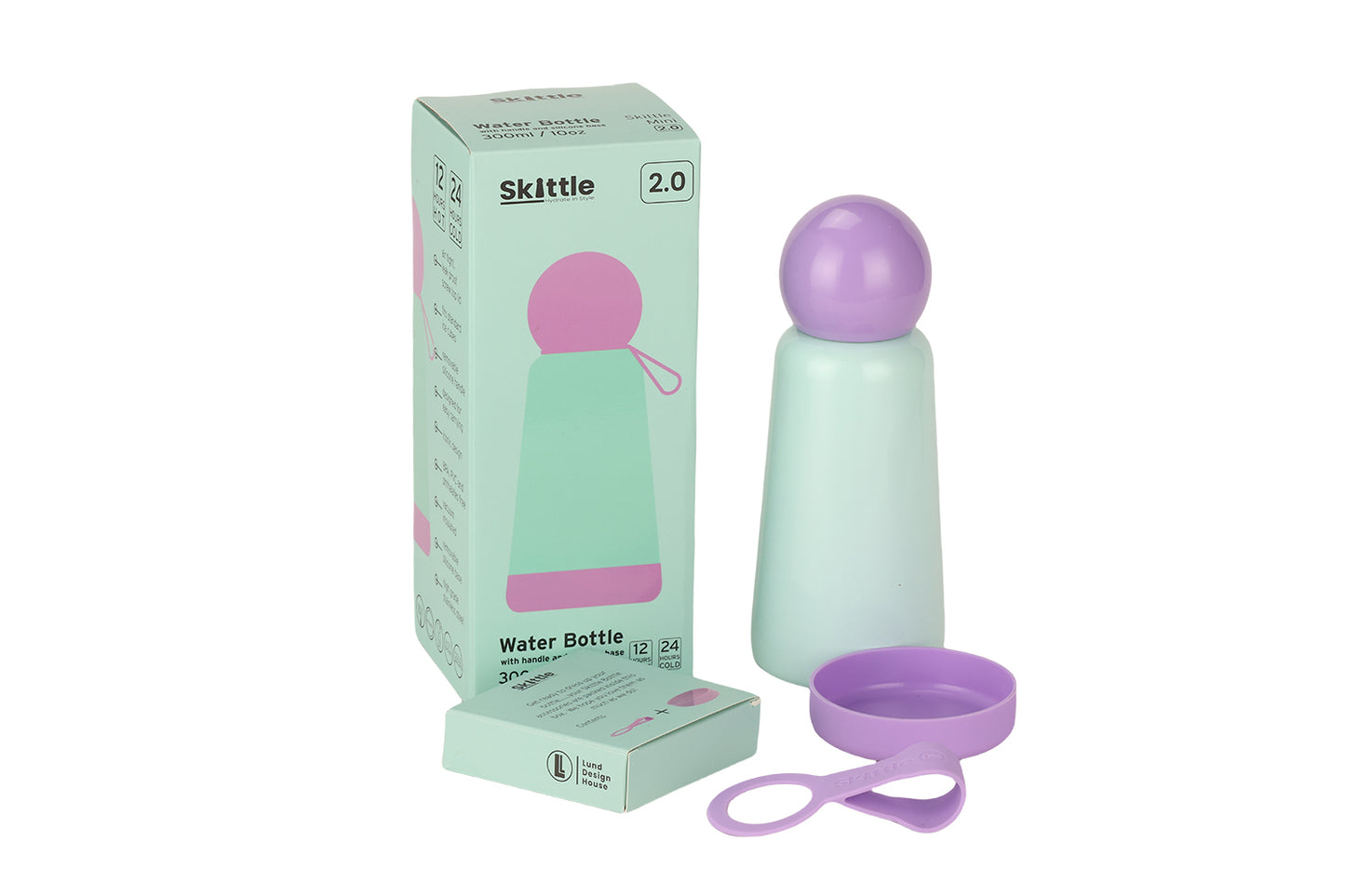 SKITTLE BOTTLE 300ML |  LILAC MINT