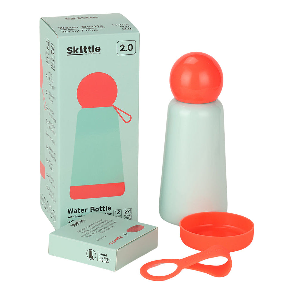 SKITTLE BOTTLE 300ML | MINT & CORAL