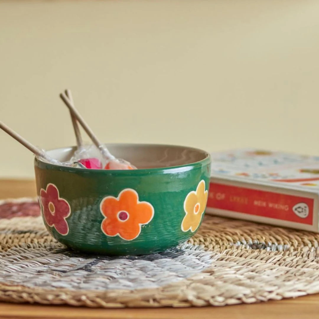 ADDY CERAMIC BOWL | GREEN