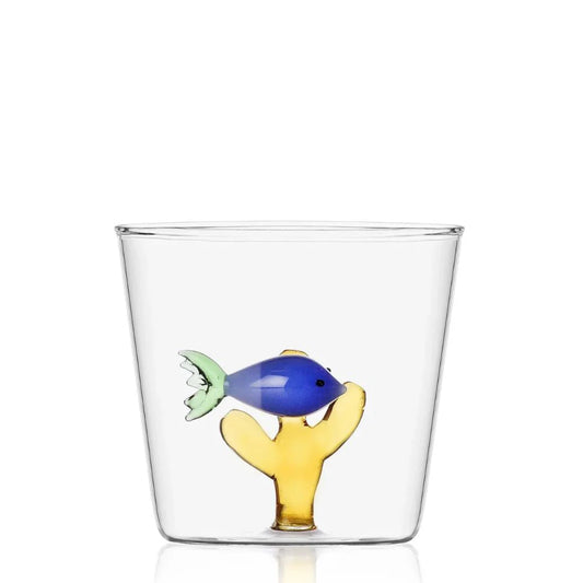 ICHENDORF TUMBLER | BLUE FISH AMBER SEAWEED