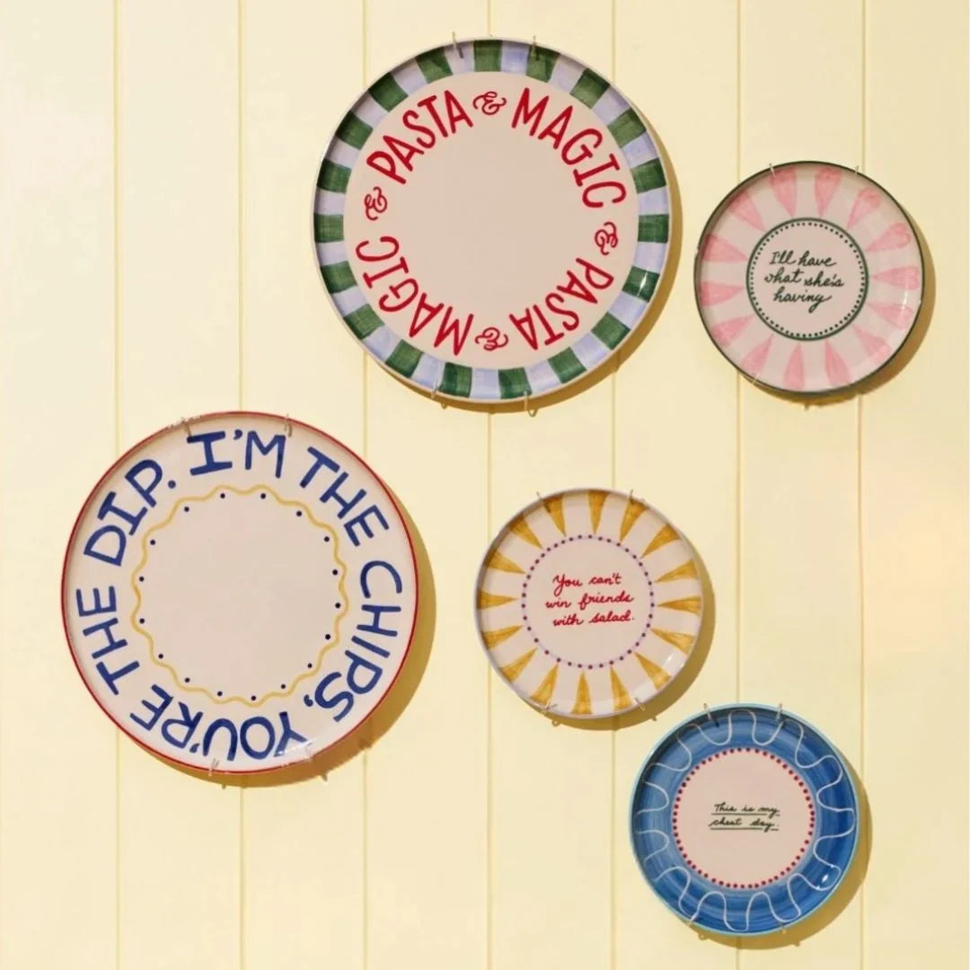 "THIS IS MY CHEAT DATE" DECORATIVE CERAMIC PLATE