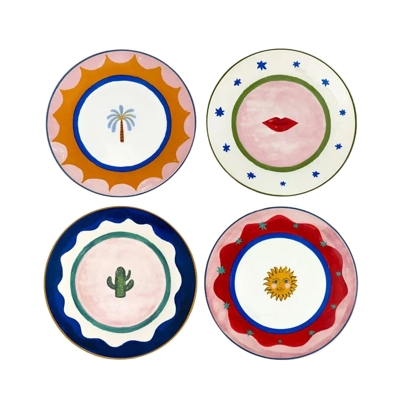 ICON PORCELAIN DESSERT PLATES