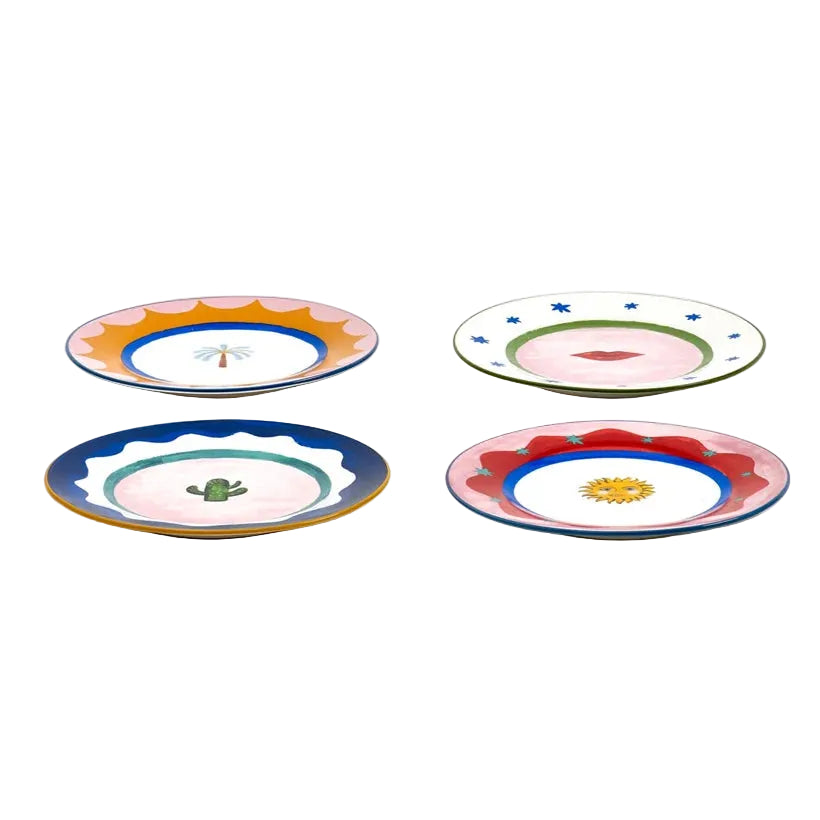 ICON PORCELAIN DESSERT PLATES