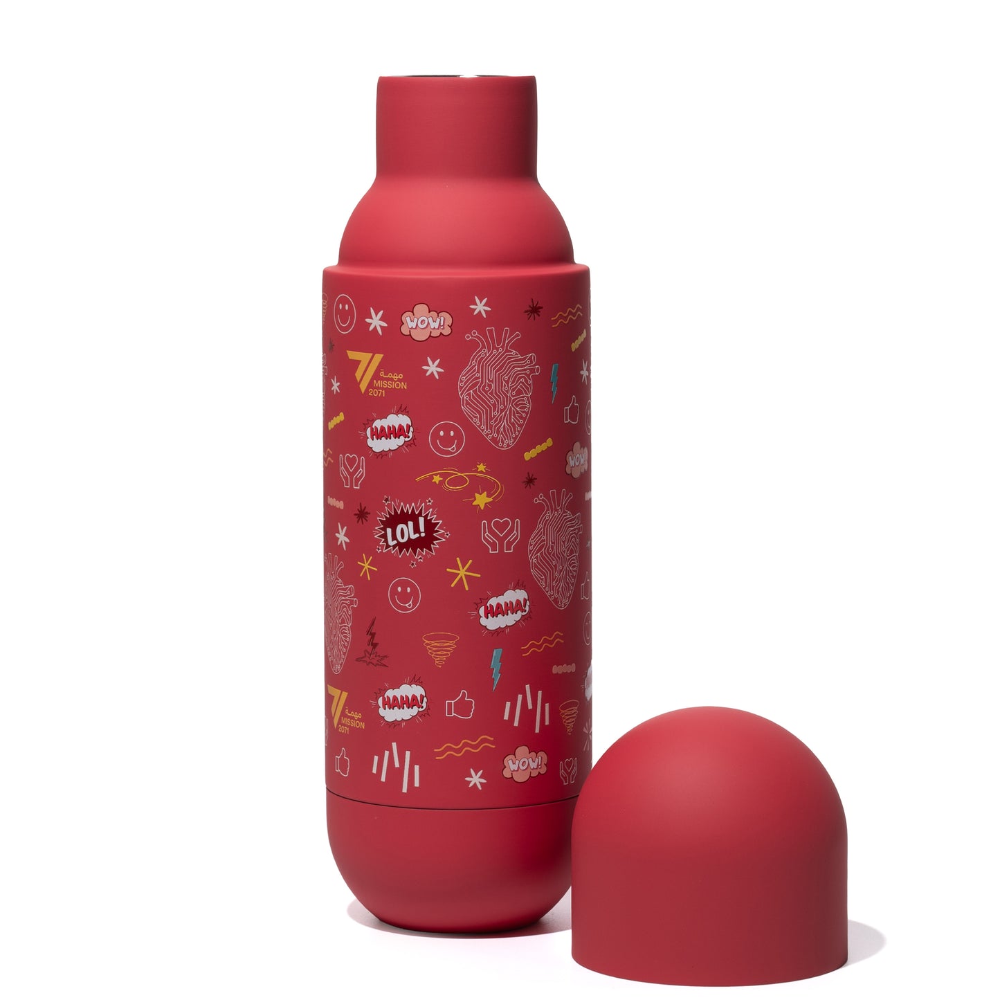 HEART BULLET BOTTLE | RED