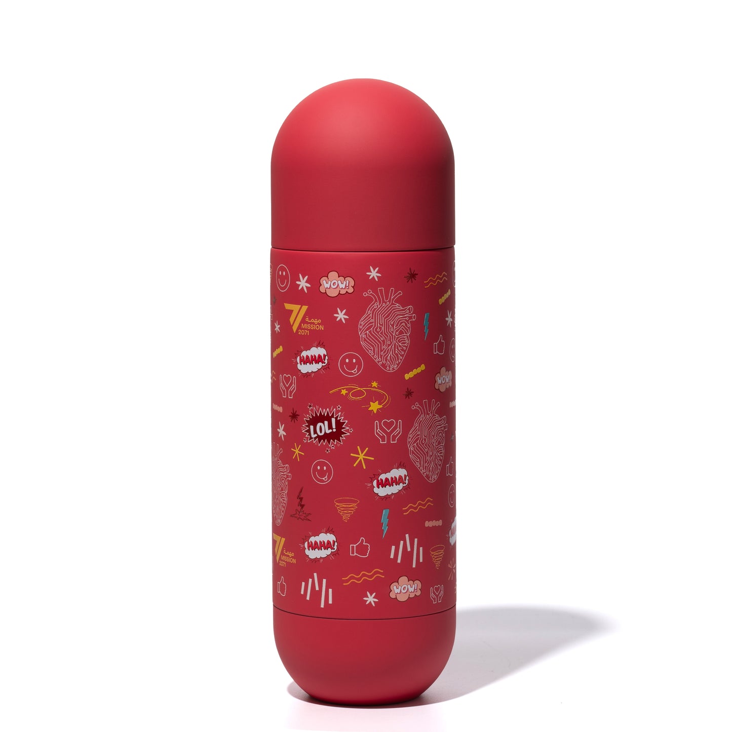 HEART BULLET BOTTLE | RED