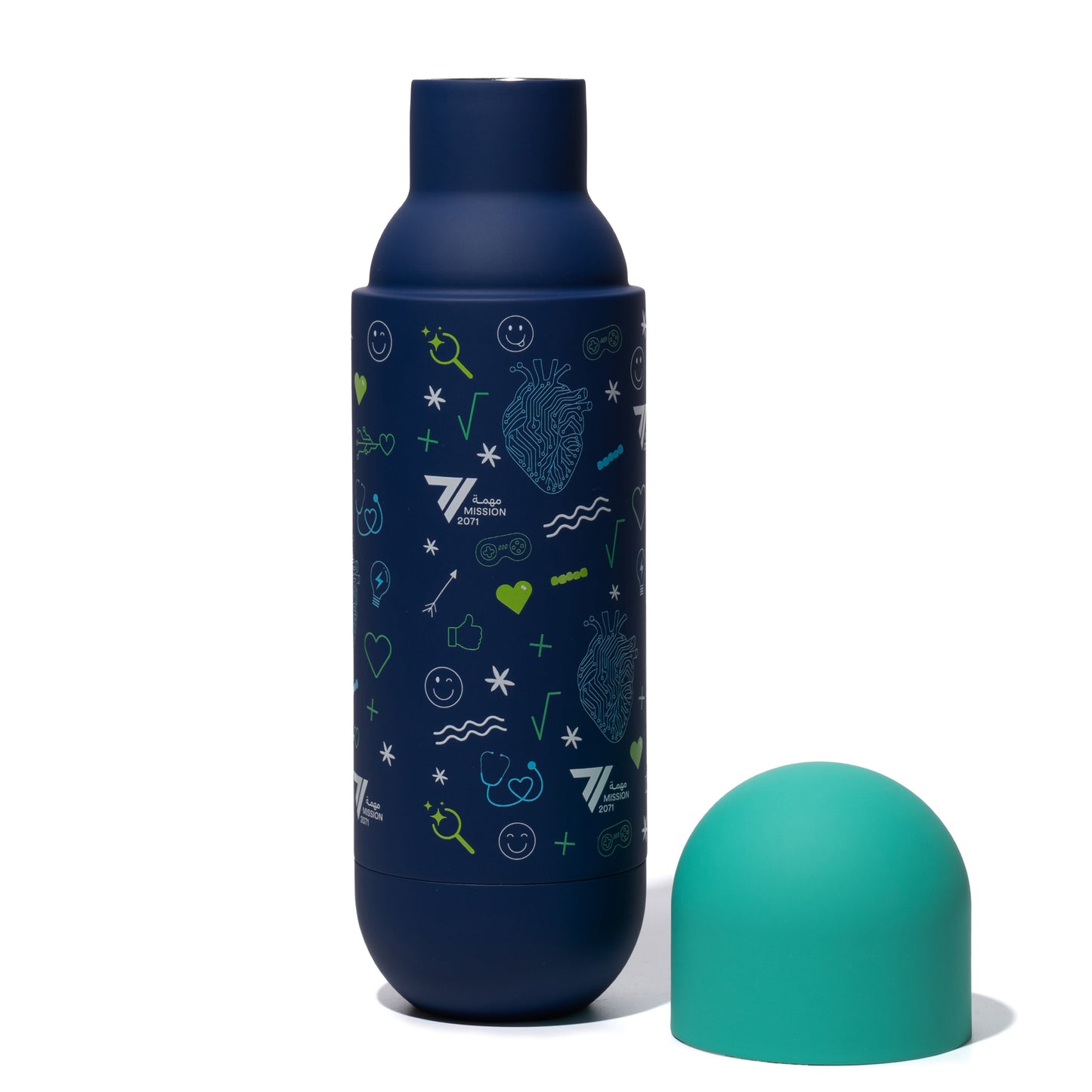 HEART BULLET BOTTLE | BLUE