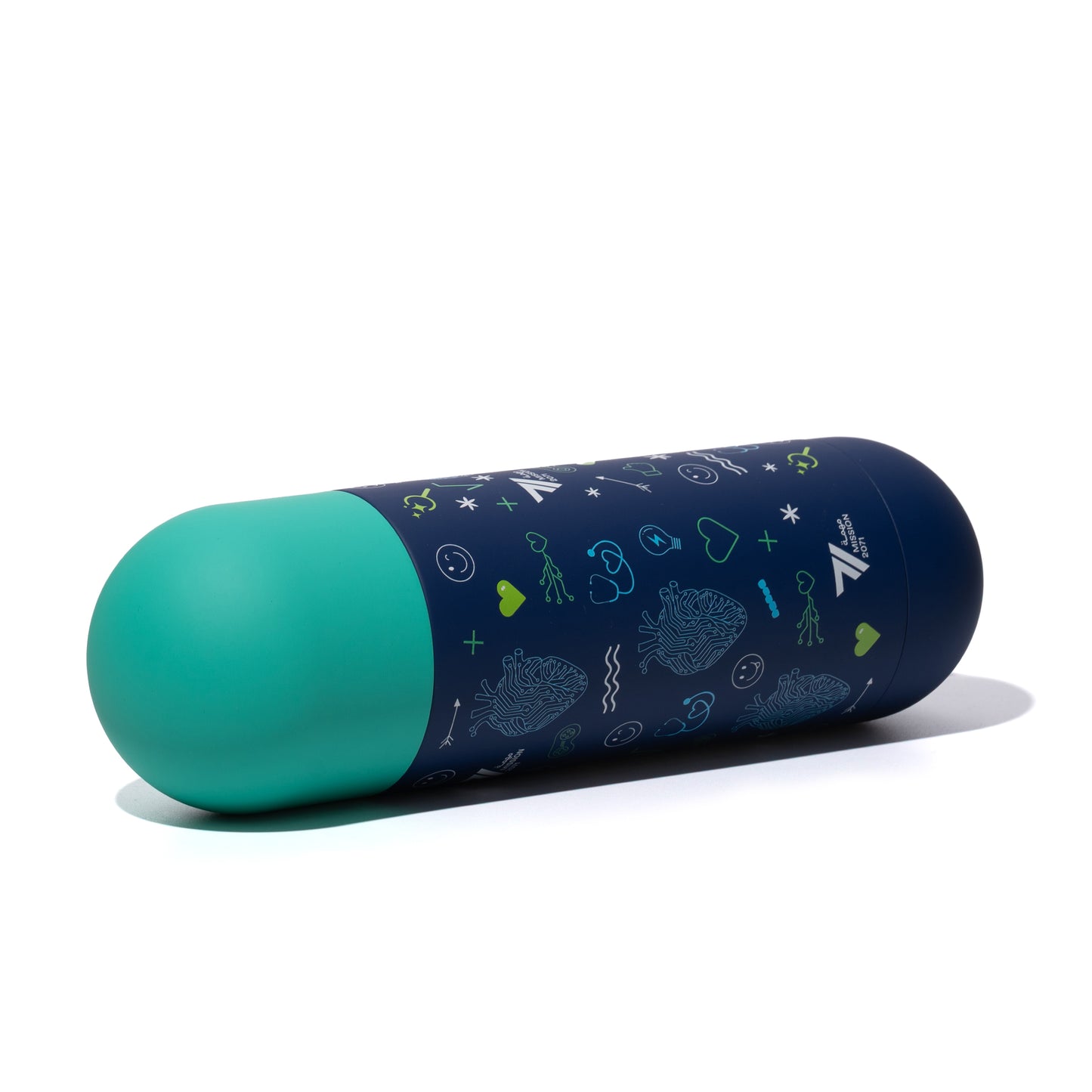 HEART BULLET BOTTLE | BLUE