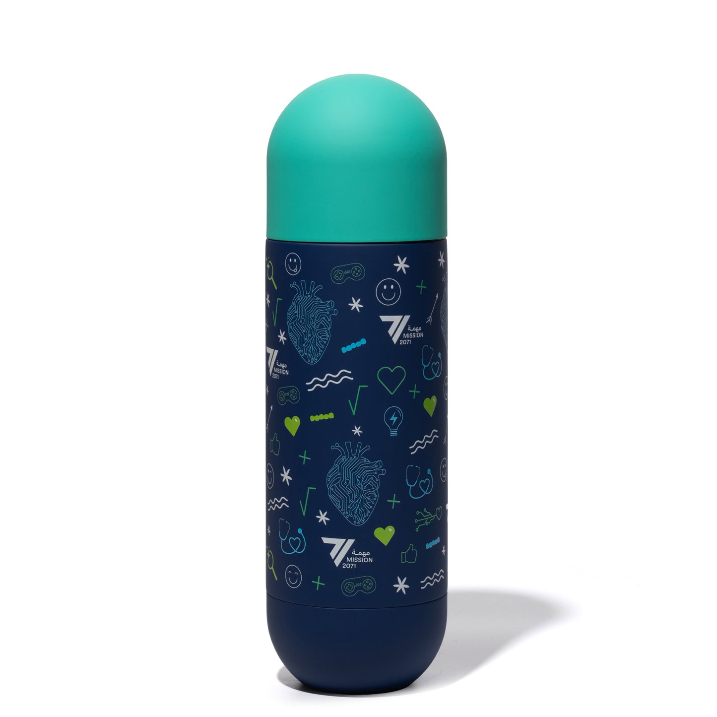 HEART BULLET BOTTLE | BLUE