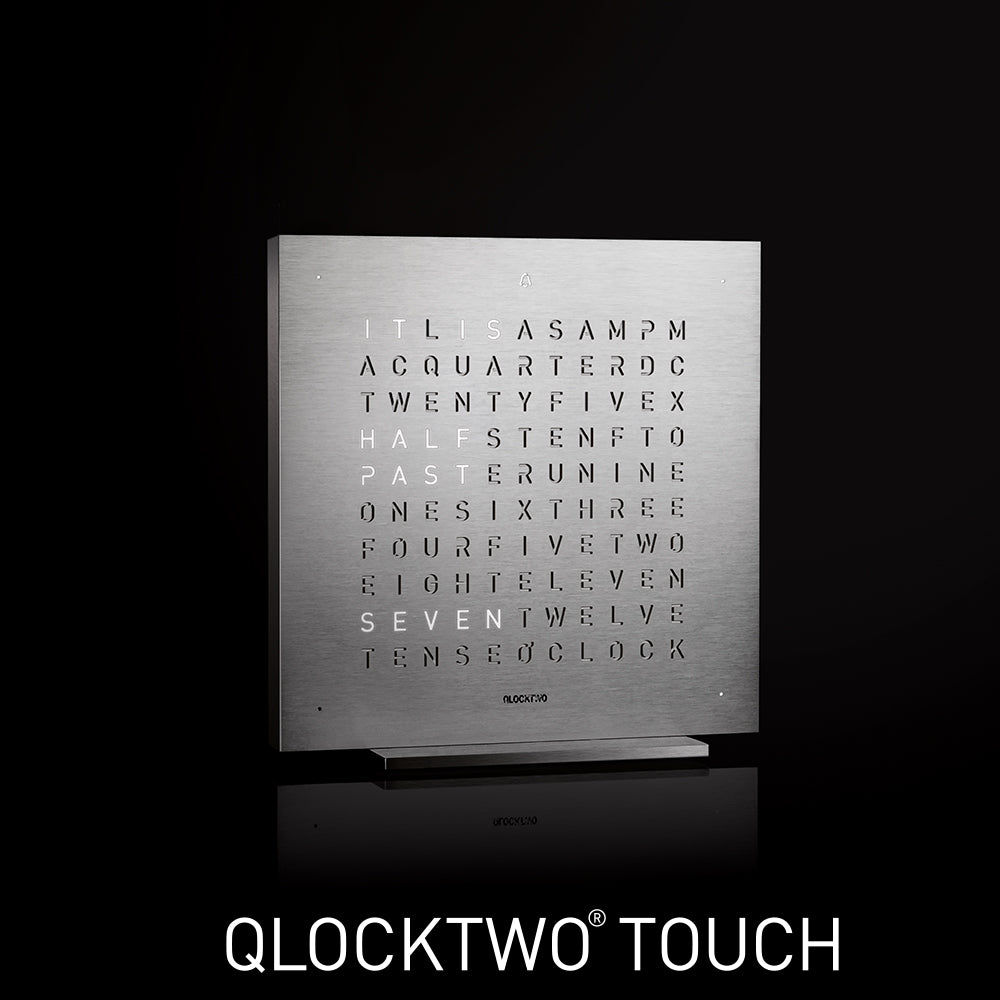 QLOCKTWO EARTH 13.5 | FULL METAL | ENG