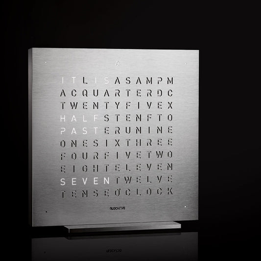 QLOCKTWO EARTH 13.5 | FULL METAL | ENG