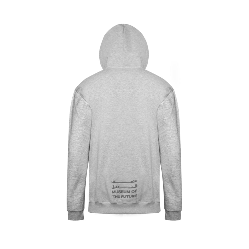 CALLIGRAPHY HOODIE | GREY