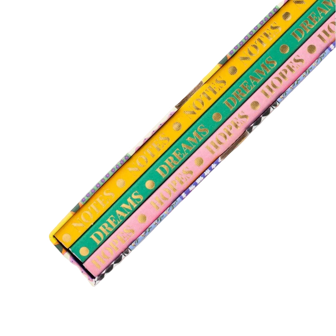 NOTES, HOPES & DREAMS A5 NOTEBOOK | SET OF 3