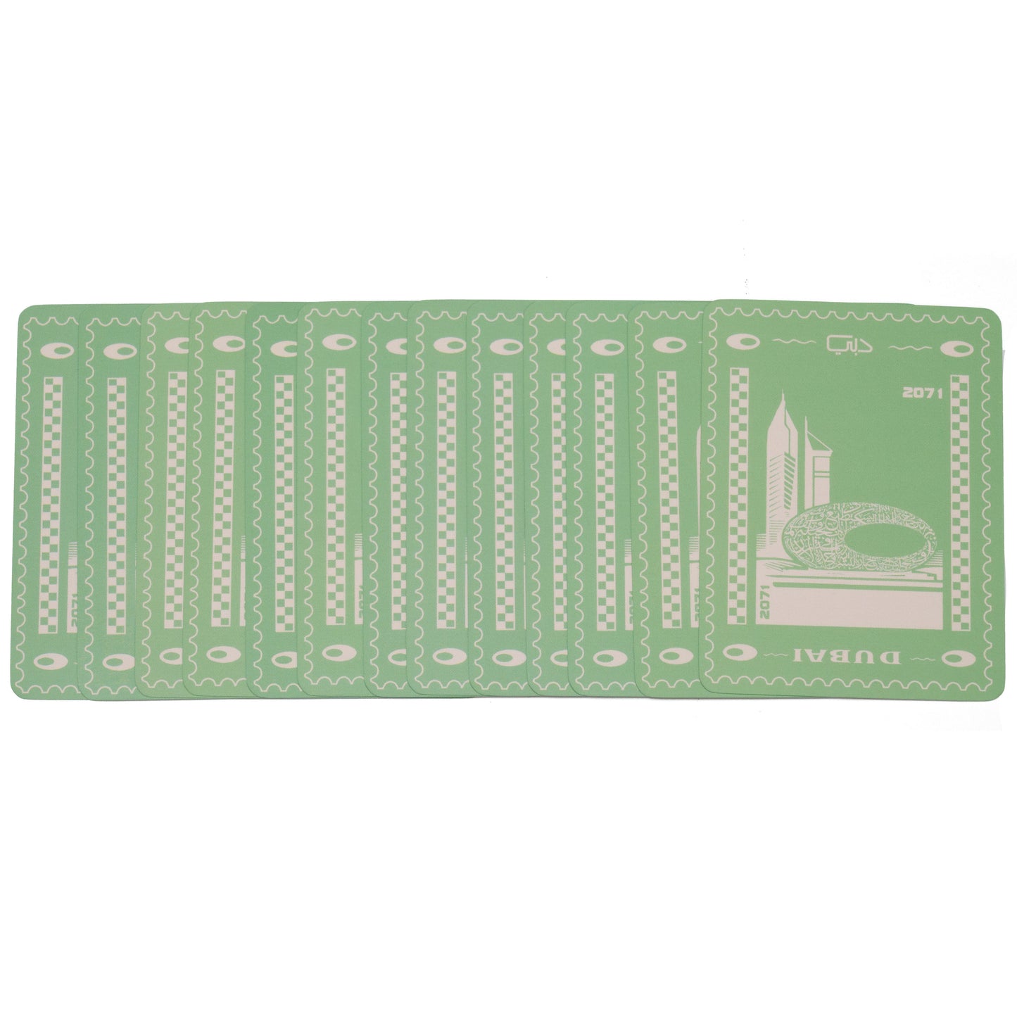 DUBAI STAMP CARDS | GREEN