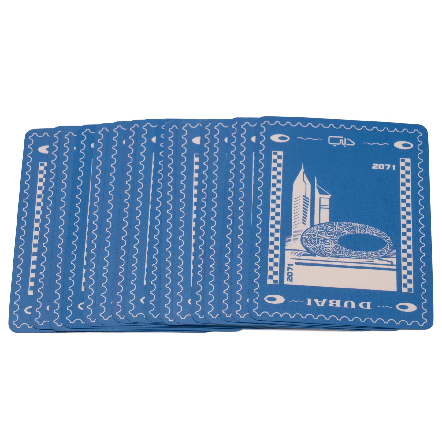 DUBAI STAMP CARDS | BLUE