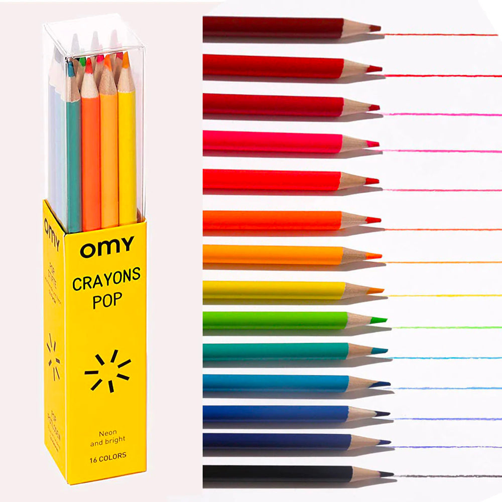 16 COLOURED PENCILS | POP