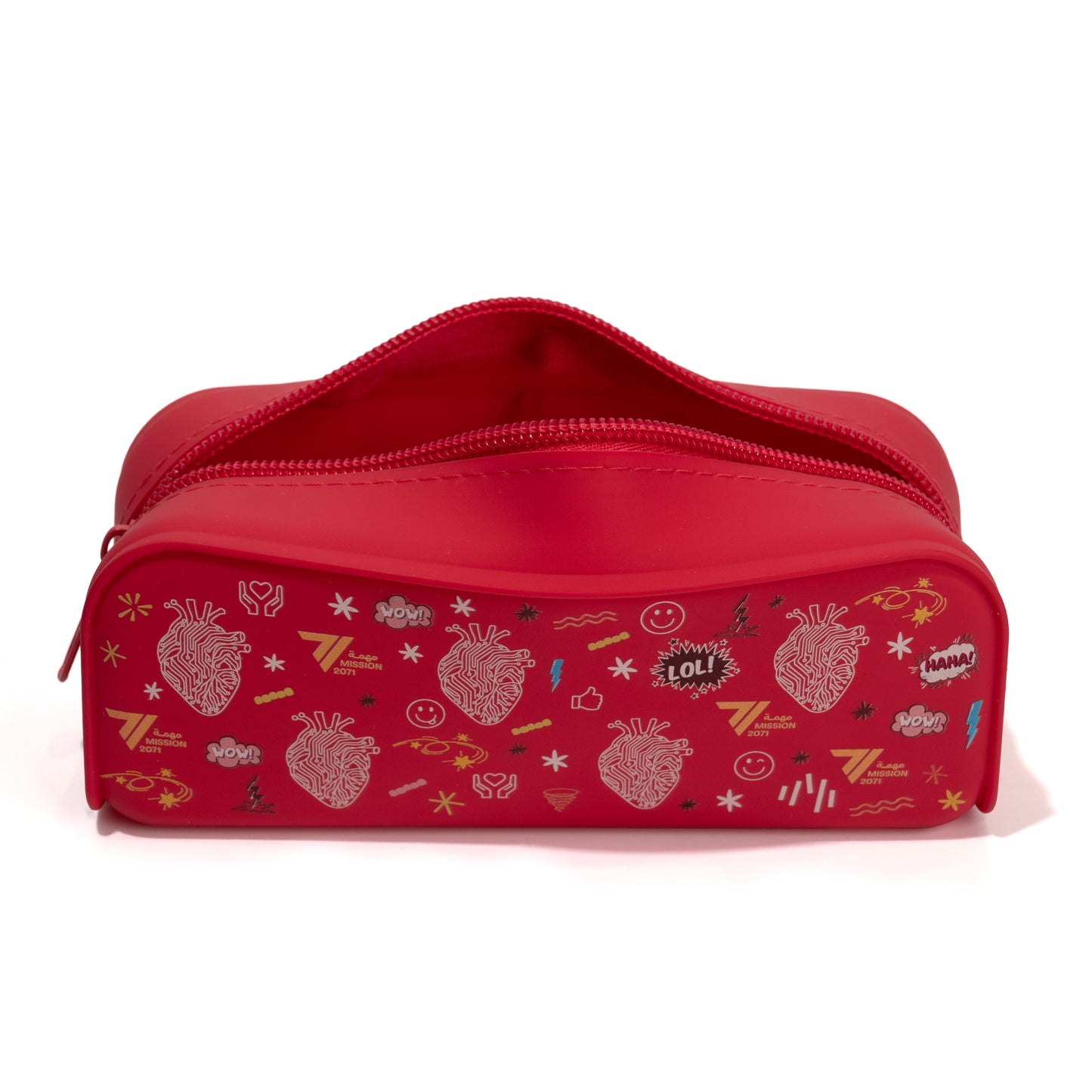 M71 HEART PENCILCASE | RED