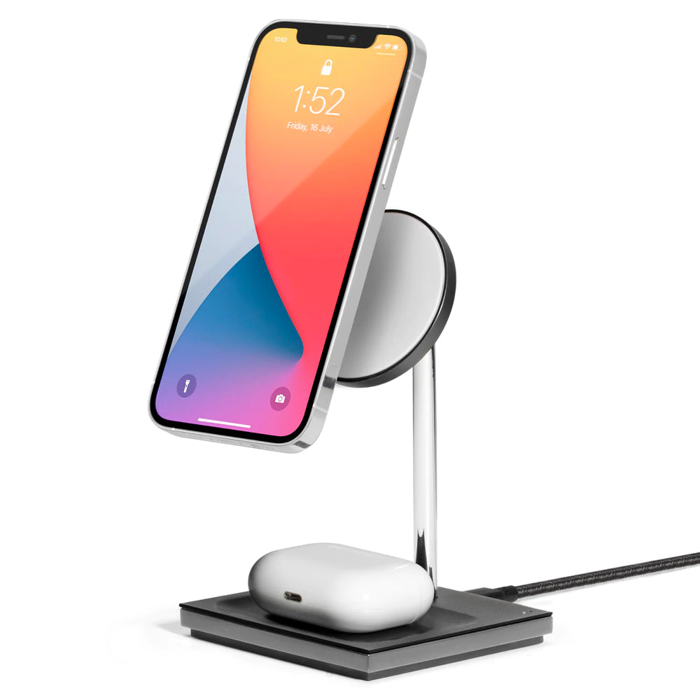 SNAP MAGNETIC 2-IN-1 WIRELESS CHARGER | BLACK