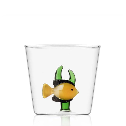 ICHENDORF TUMBLER | YELLOW FISH & GREEN SEAWEED