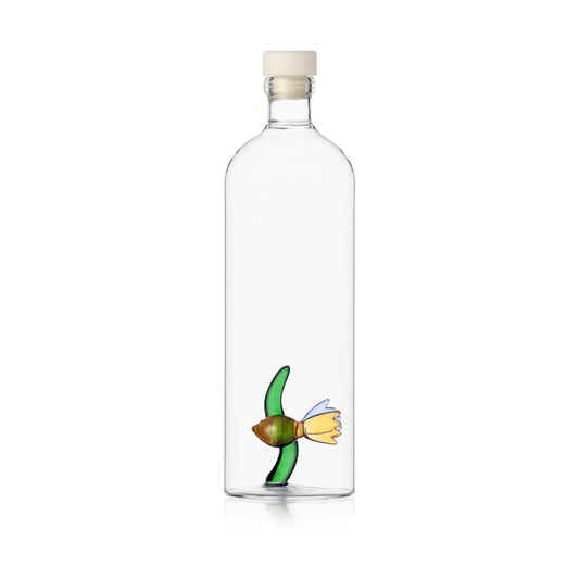 BOTTLE WITH FISH AND SEAGRASS