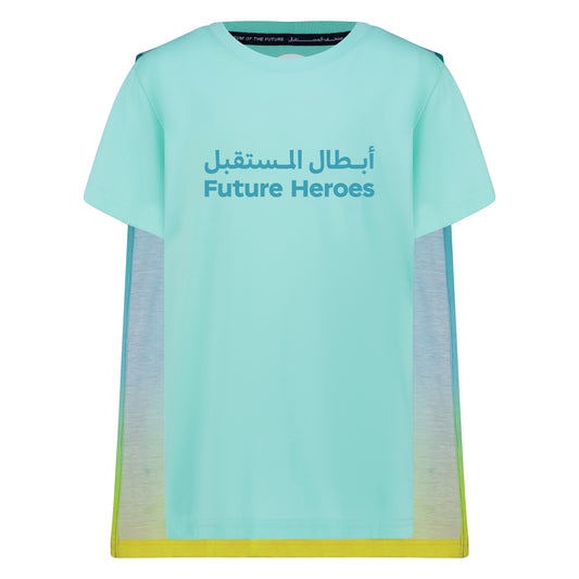 KIDS FUTURE HEROES T-SHIRT | GREEN 2-4YR