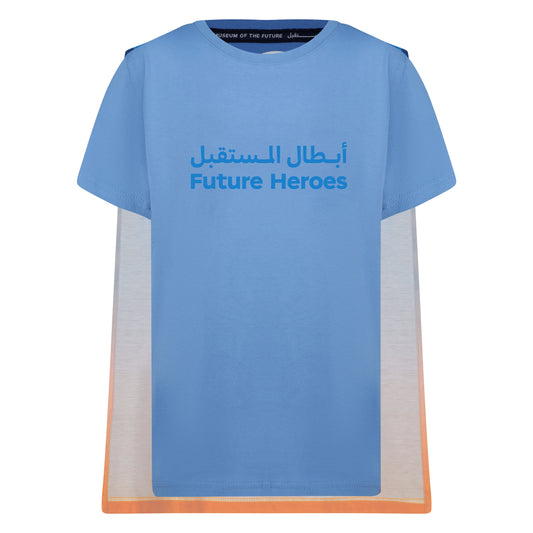 KIDS FUTURE HEROES T-SHIRT | BLUE 6-8YR