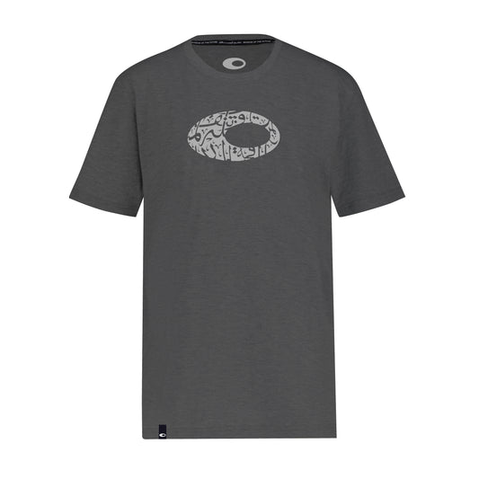 CALLIGRAPHY LOGO T-SHIRT | GREY M