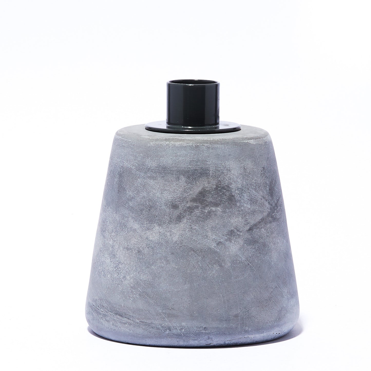 CONE CANDLEHOLDER TALL | GREY