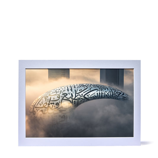 MOTF BUILDING ARC IN CLOUDS A3 PRINT WITH MOUNT