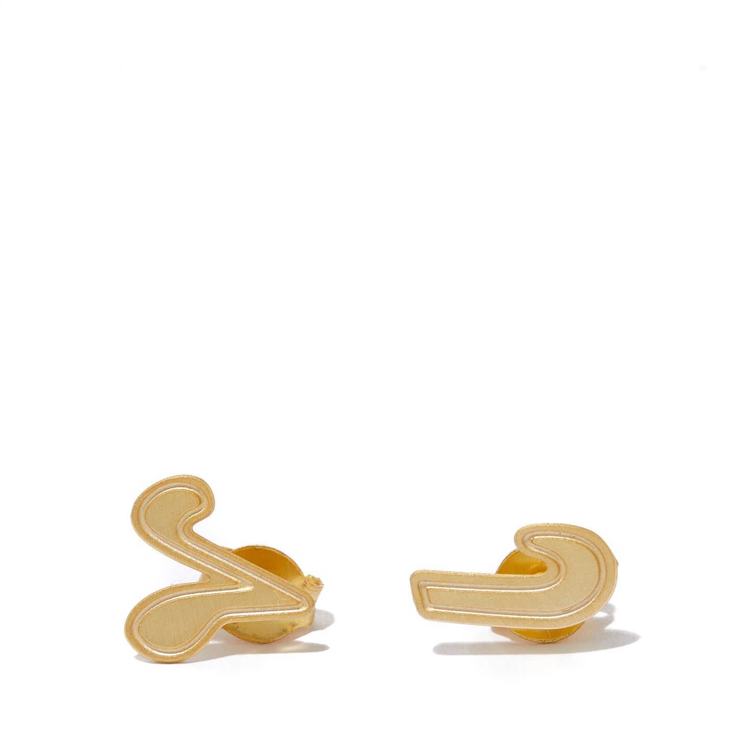 MOTF CALLIGRAPHY ACCENT EARRINGS | GOLD