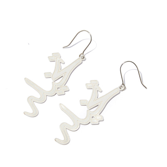 MOTF CALLIGRAPHY IMAGINE EARRINGS | SILVER