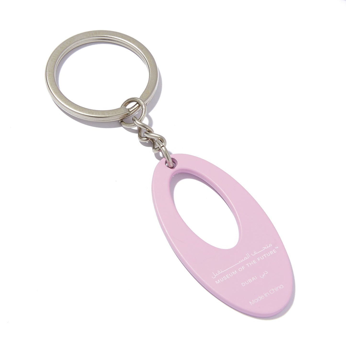 MUSEUM LOGO KEYCHAIN | PINK